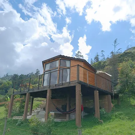 Cabana Al Aire Libre En Macheta Cundinamarca - Tiny House - Glamping Caelum Exterior photo